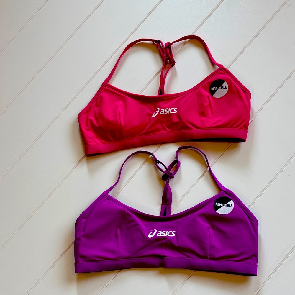 NEW ASICS Reversible Active/Gym/Swim X two Top! Medium